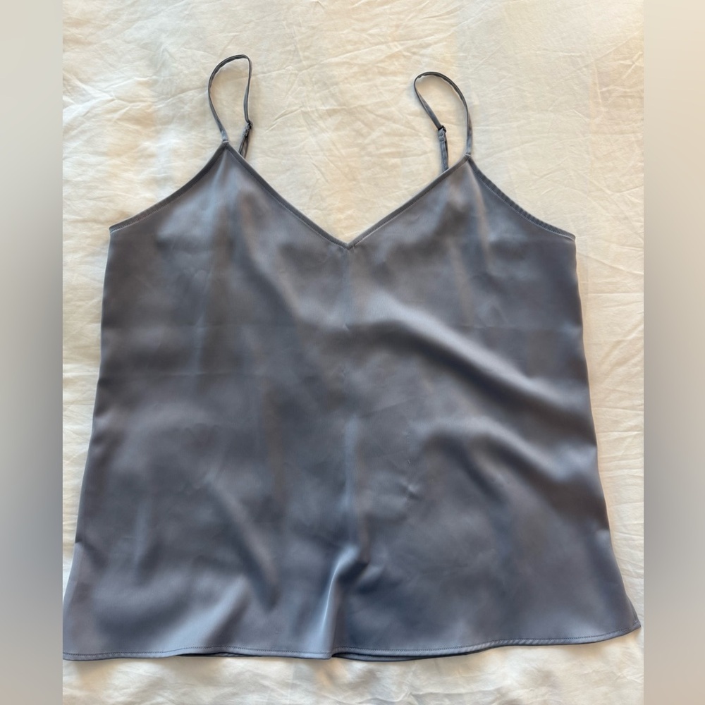 Uniqlo Sleek Gray Camisole Top